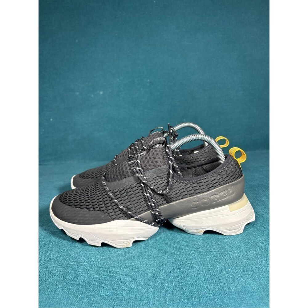 Sorel Kinetic Lite Lace Sneakers Women’s Size 9.5 Black White NL4694-010